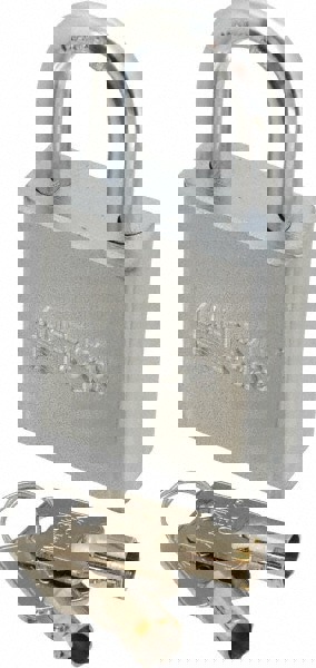 Padlock: Steel, Keyed Different, 1-3/4